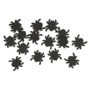 Décoration de table Halloween en araignée noir et en bois (x15) REF/DEK066