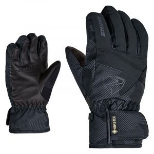 Ziener Leif GTX Junior Gants de Ski/Sports d'hiver-Imperméables, Respirants Enfant, Noir/Gris foncé (12247), 4