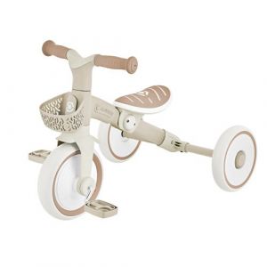 Globber Tricycle Learning Trike 2-en-1 ecologic Taupe