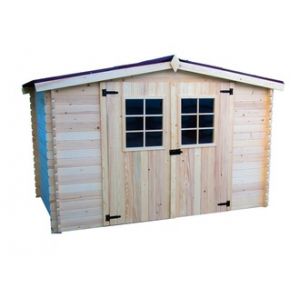 Foresta MO 3020.02 N - Abri de jardin en madriers massifs 6.43 m2 28 mm