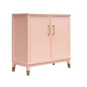 Westerleigh Armoire avec 2 portes en effet bois rose