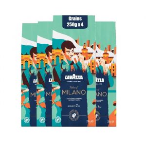 Lavazza Grains de café - Tales of Milano - 100% Arabica - Intensité 7/10 - Torréfaction claire