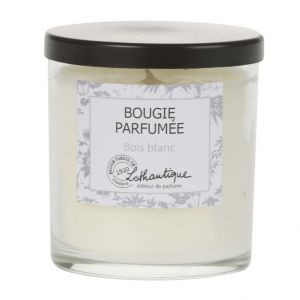 Lothantique Bougie senteur bois blanc de 160 g