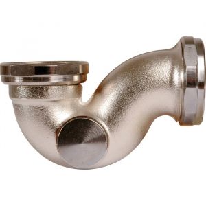 S&eacute;lection Cazabox Siphon de bidet nickel&eacute; mat - 1'1/4 - &Oslash; 32 mm