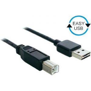 Delock 83360 - Câble USB 2.0 A mâle / B mâle 3 m noir