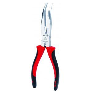 Mob 9302200401 - Pince becs 1/2 ronds coudée 200mm Bi-mat