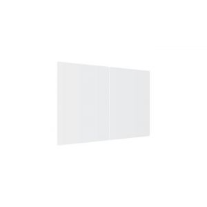 Plaque de Protection en Verre Trempé Multifonction – 2 pièces 52x30cm Blanc PREMIUM SUPERWHITE Planche à Découper Plateau en