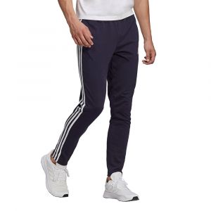 Image de Adidas Pantalon Essentials Single Jersey Tapered Open Hem 3-stripes XS Legend Ink / White