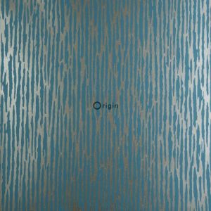 Papier peint camouflage bleu canard Origin Wallcoverings