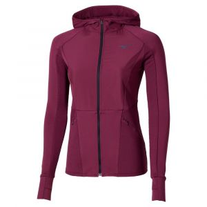 Mizuno Active Warmalite Hybrid Full Zip Maillot De Course Femmes - Violet, Taille XL