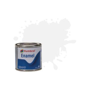 Humbrol Peinture N&deg;22 Blanc - Brillant : Enamel : 50 ml