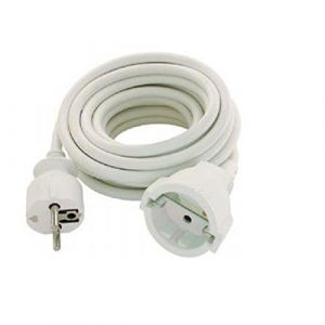 Silver electronics Extension électrique Schuko 4,8mm 3m 16A BLANC - SILVER