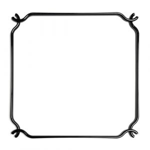 Creative cables Cage Carr&eacute;e - Structure pour lustres - M - L 48 cm, Noir