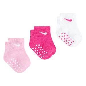Nike Chaussettes bébé fille Core Swoosh Gripper (x3)