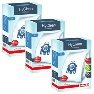 Image de Miele Sacs complete C2 C3 Cat & Dog Powerline Silence Ecoline V&eacute;ritable origine HyClean + Filtres (3 Box)