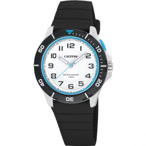 Calypso Montre Homme Sweet Time - K5857-1 Bracelet Silicone Noir