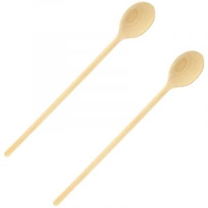 Fackelmann Ensemble de 2 Cuillères de cuisine en bois 40 cm Wood Edition