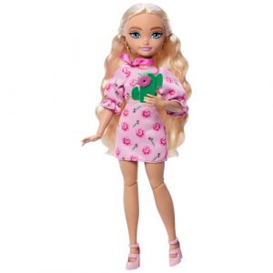 Mattel Poup&eacute;e Dream Besties 'Malibu' Looks de Festival, avec poup&eacute;e 'Malibu' aux Longs Cheveux blonds coiff&eacute;s, Plus de 10 &eacute;l&eacute;ments d&rsquo;Habillement Amovibles et Accessoires, JGH87