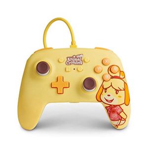 PowerA Enhanced Wired Controller for Nintendo Switch - Animal Crossing: Isabelle, Nintendo Switch Lite, Gamepad, Game Controller, Wired Controller, Officially Licensed - Nintendo Switch