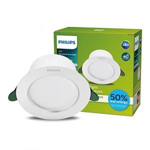 Image de Philips Mauve, Plafonnier LED 12W, Carré, Blanc Chaud 2700K, Blanc