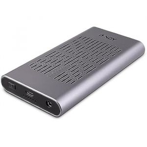 Lindy Boitier USB 3.2 Gen 2x2 Dual SSD M.2 NVMe avec Fonction de clonage