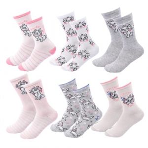 Chaussettes Pack Fille Disney Classic Pack De 6 Paires 0887 Aristochats