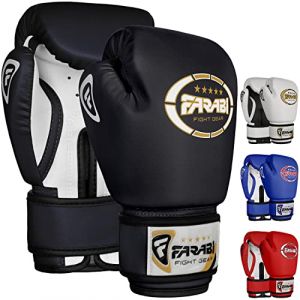 Farabi Sports 4-oz, 6-oz, 8-oz Gant de Boxe Enfant Junior Gant de Boxe Gants de Boxe Enfants Gants de Boxe pour Enfant