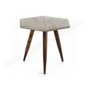 Image de Zago Table basse en bois de rose d'Inde Argent No Name