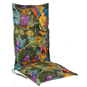 Spetebo - Coussin dossier haut universel - Amazonas - rembourrage chaise de jardin