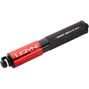 Lezyne Pompe a main grip drive hv s max 90 psi 6 2 bar noir rouge
