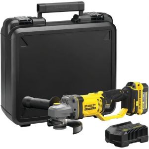 Stanley Meuleuse 125 mm - Lithium 18V - 1 Batterie 4Ah FATMAX V20 - SFMCG400M1K-QW