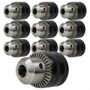 Kress 10x Mandrin &agrave; couronne dent&eacute;e 1,5 - 13mm - 13mm (1/2") x 20 compatible avec Hilti visseuse, perceuses &agrave; percussion