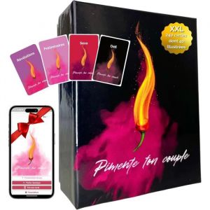 Jeu de carte - Pimente ton couple - 240 cartes - Application mobile offerte - Multith&egrave;mes