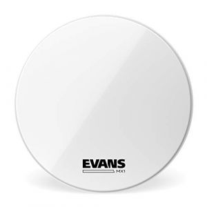 Evans BD14MX1W - Peau grosse caisse MX1 blanche, 14 pouces