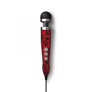 Doxy Bastone da massaggio "Die Cast 3" con motivo a rose | Vibrazione multivelocità |