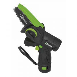 Ribimex &Eacute;lagueuse &agrave; batterie 12v avec chargeur diam. branche 70mm guide 112mm