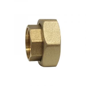 Arcanaute Raccord Union Droit 2 pièces Femelle/Femelle douille 1'' (26/34) - écrou Ø1''1/2 (40/49) (à joint plat)