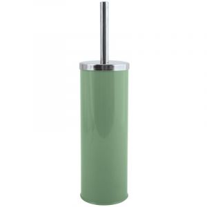MSV Brosse Wc avec support Inox & Acier Vert Basil