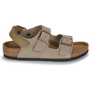 Birkenstock Sandales enfant Milano AS Kids LEVE Taupe Beige - Taille 29,31,32,33,34