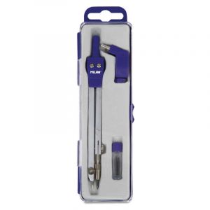 Compas - MILAN - Milan Acid - Jaune - Avec bague pour crayon - Ambidextre