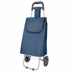 VERTICAL STUDIO chariot de courses pliable 35 L bleu marine