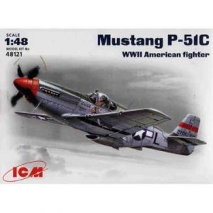 ICM 48121 1:48-Mustang P-51C WWII American Fighter