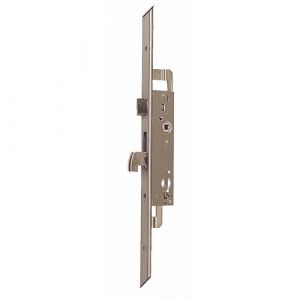 Tesa Serrure à larder 3 points axe 20 mm - Têtière 24 mm filante - Pêne dormant et demi tour - A cylindre européen - 4230L - STREMLER