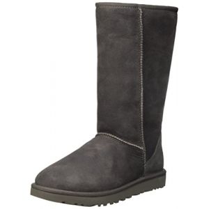 Image de UGG australia UGG Classic Tall, Peau De Mouton Bottes Femme, Gris (Grigio), 40 EU