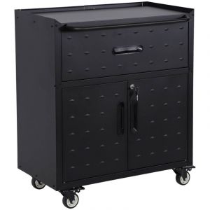 Meuble bas de rangement pour garage avec 1 tiroir et 2 portes