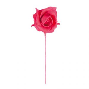 Chaks 0311 - 6 roses sur tige (5 cm)