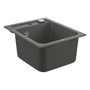 Image de Grohe Evier &agrave; encastrer en pierre - min&eacute;raux - K700 - 40 x 50 x 20 cm - Gris anthracite