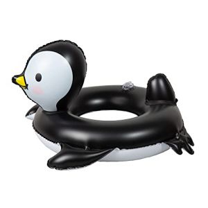 Heless 111-Bouée de Natation pour poupées-Motif Pingouin à Pois-Taille 35-45 cm-pour Le Bain dans la Piscine, Le lac et la Baignoire, 111, Multicolore