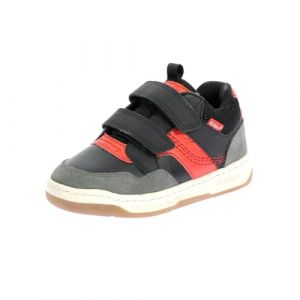 Kickers Mixte Enfant Kickbiking, Rouge Noir Gris, 31 EU