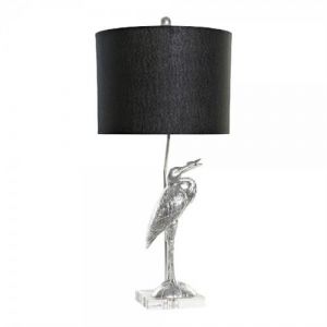 Lampe de bureau DKD Home Decor Argent Polyester Acrylique Résine 220 V 60 W 33 33 74